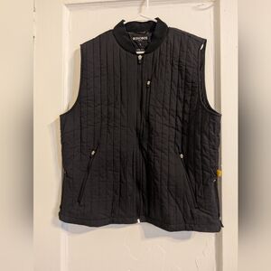 Bonobos Men's Quilted Golf Vest Black Primaloft Down alt- Elements L